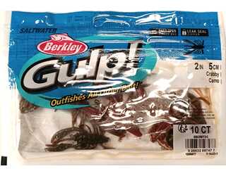 VINILO BERKLEY CANGREJO 5cm GSCRBY2-C GULP 2IN CRABBY CAMO