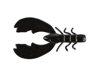 VINILO BERKLEY POWERBAIT CHIGGER CRAW 8CM BLACK RED FLECK (10 unidade