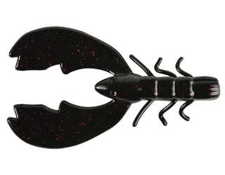 VINILO BERKLEY POWERBAIT CHIGGER CRAW 10cm BLACK RED FLECK (9 unidades)