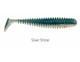 VINILO BERKLEY POWERBAIT POWERSWIMMER 7CM SILVER SHINER (8 unidades) VINILO BERKLEY POWERBAIT POWERSWIMMER 7CM SILVER SHINER (8 unidades)