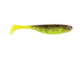 VINILO BERKLEY POWERBAIT Sneakshad Brown/Chartreuse 11cm (3 unidades)