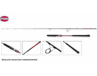 CAÑA PENN RETALIATE X SOLID LIGHT JIGGING 6FT2 188 120G 1p1 SPIN CAÑA PENN RETALIATE X SOLID LIGHT JIGGING 6FT2 188 120G 1p1 SPIN
