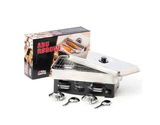 AHUMADOR DE PESCADO - STAINLESS STEEL SMOKER WITH 2 BURNERS AHUMADOR DE PESCADO - STAINLESS STEEL SMOKER WITH 2 BURNERS