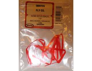 SOW-SCUD BACK, 1/8" BIG.HORN.ORANGE(TIRA SILICON)  SOW-SCUD BACK, 1/8" BIG.HORN.ORANGE(TIRA SILICON)