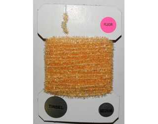 WAPSI TINSEL CHENILLE MEDIUM, FLUOR ORANGE/PEARL  WAPSI TINSEL CHENILLE MEDIUM, FLUOR ORANGE/PEARL