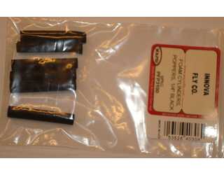 FOAM CYLINDERS, POPPERS, 1/4" BLACK (6u)  FOAM CYLINDERS, POPPERS, 1/4" BLACK (6u)