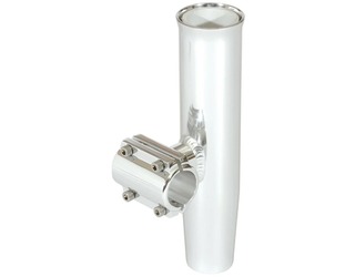 LEE'S Clamp-On Rod Holder - Silver Aluminum - Horizontal Mount-Fits 2.375"