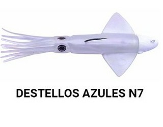 JLC CALAMAR 110gr DESTELLOS AZULES #7 JLC CALAMAR 110gr DESTELLOS AZULES #7