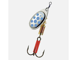 CUCHARILLA GRAUVELL PLATA PUNTOS AZULES Nº 3  CUCHARILLA GRAUVELL PLATA PUNTOS AZULES Nº 3