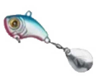 CUCHARILLA GRAUVELL TEKLON PANTHER 73 TAIL SPINNER BLUE PINK  CUCHARILLA GRAUVELL TEKLON PANTHER 73 TAIL SPINNER BLUE PINK