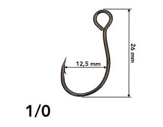 ANZUELO GRAUVELL TEKLON BS-76M BC 1/0 (10 unidades) INLINE_1  ANZUELO GRAUVELL TEKLON BS-76M BC 1/0 (10 unidades) INLINE_1