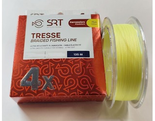 SERT SRT TRESSE BRAIDED FISHING LINE 4X FLUO YELLOW PE 0.4 135m 0.10mm 12LB SERT SRT TRESSE BRAIDED FISHING LINE 4X FLUO YELLOW PE 0.4 135m 0.10mm 12LB