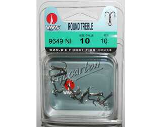 ANZUELO TRIPLE VMC 9649 NIQUEL T-10 (10 unidades)  ANZUELO TRIPLE VMC 9649 NIQUEL T-10 (10 unidades)
