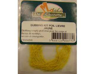 DUBBING KIT POIL LIEVRE JAUNE  DUBBING KIT POIL LIEVRE JAUNE