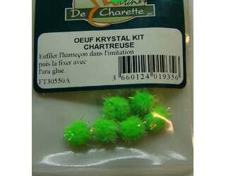 KRYSTAL EGGS JMC CHARTREUSE  KRYSTAL EGGS JMC CHARTREUSE