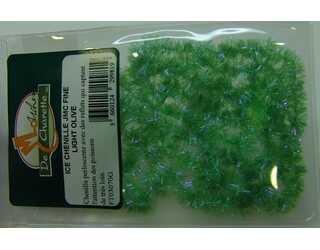 ICE CHENILLE JMC FINE LIGHT OLIVE  ICE CHENILLE JMC FINE LIGHT OLIVE