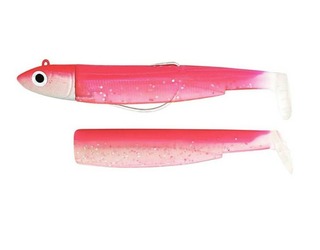 FIIISH BLACK MINNOW COMBO OFF SHORE 200 120GR FLUO PINK + RECH
