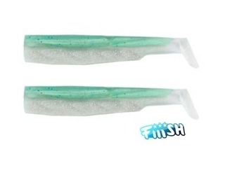 FIIISH BLACK MINNOW 200 TALLA 6 - 2 CUERPOS GREEN GLITTER