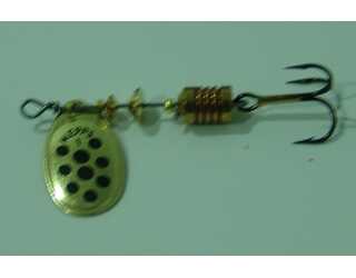 CUCHARILLA MEPPS AGLIA 1 ORO PUNTOS NEGROS_1