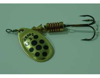 CUCHARILLA MEPPS AGLIA 3 ORO PUNTOS NEGROS_1