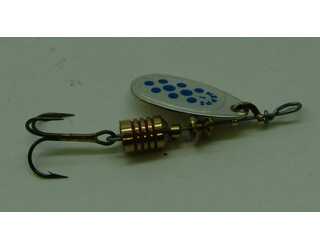 CUCHARILLA MEPPS COMET 1 PLATA PUNTOS AZULES_1