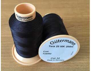 HILO ANILLAR 200 m- TERA 20 MK - COL. 32 NEGRO