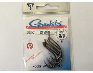 ANZUELO GAMAKATSU LS-5314F HOOKS BLACK Nº 3/0 (6 unidades)  ANZUELO GAMAKATSU LS-5314F HOOKS BLACK Nº 3/0 (6 unidades)