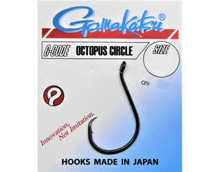 ANZUELO GAMAKATSU OCTOPUS CIRCLE 2/0 (6 unidades)  ANZUELO GAMAKATSU OCTOPUS CIRCLE 2/0 (6 unidades)
