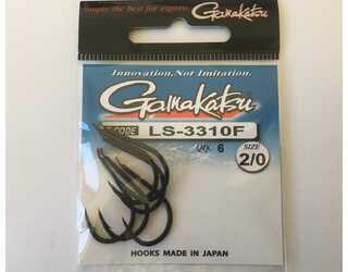 ANZUELO GAMAKATSU LS-3310F HOOKS BLACK Nº 2/0 (6 unidades)  ANZUELO GAMAKATSU LS-3310F HOOKS BLACK Nº 2/0 (6 unidades)