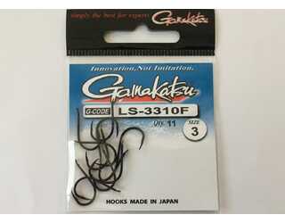 ANZUELO GAMAKATSU LS-3310F HOOKS BLACK Nº3 (11 unidades)  ANZUELO GAMAKATSU LS-3310F HOOKS BLACK Nº3 (11 unidades)