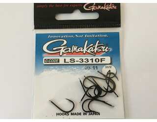 ANZUELO GAMAKATSU LS-3310F HOOKS BLACK Nº4 (11 unidades)  ANZUELO GAMAKATSU LS-3310F HOOKS BLACK Nº4 (11 unidades)