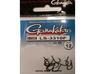 ANZUELO GAMAKATSU LS-3310F HOOKS BLACK Nº12 (11 unidades)  ANZUELO GAMAKATSU LS-3310F HOOKS BLACK Nº12 (11 unidades)
