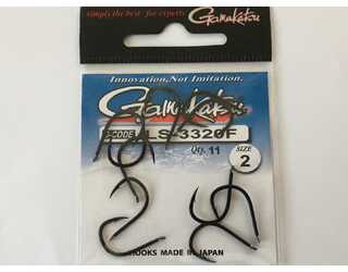 ANZUELO GAMAKATSU LS-3320F HOOKS BLACK Nº2 (11 unidades)  ANZUELO GAMAKATSU LS-3320F HOOKS BLACK Nº2 (11 unidades)