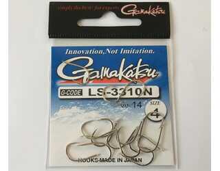 ANZUELO GAMAKATSU LS-3310N HOOKS NICKEL Nº 4 (14 unidades)  ANZUELO GAMAKATSU LS-3310N HOOKS NICKEL Nº 4 (14 unidades)