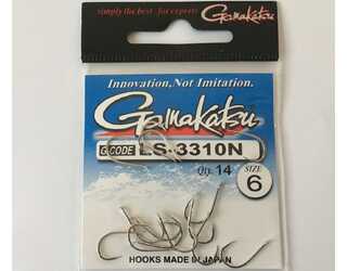 ANZUELO GAMAKATSU LS-3310N HOOKS NICKEL Nº 6 (14 unidades)  ANZUELO GAMAKATSU LS-3310N HOOKS NICKEL Nº 6 (14 unidades)