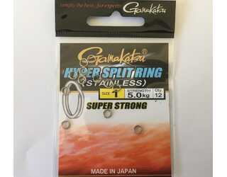 GAMAKATSU HYPER SPLIT RING Nº1 5KG (12 unidades)  GAMAKATSU HYPER SPLIT RING Nº1 5KG (12 unidades)