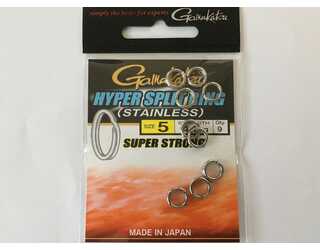 GAMAKATSU HYPER SPLIT RING Nº5 44KG (9 unidades)  GAMAKATSU HYPER SPLIT RING Nº5 44KG (9 unidades)