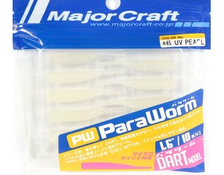 MAJOR CRAFT PARAWORM 1.6" COL #45 UV PEARL (10 unidades)