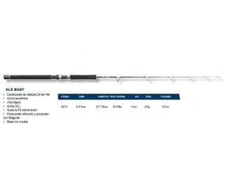 CAÑA OKUMA SLX BOAT 156CM 30-50LBS CAÑA OKUMA SLX BOAT 156CM 30-50LBS