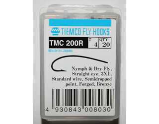 ANZUELO TIEMCO TMC-200R Nº 4 Caja de 20 uds ANZUELO TIEMCO TMC-200R Nº 4 Caja de 20 uds