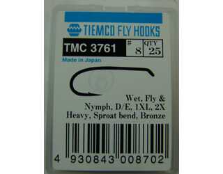 ANZUELO TIEMCO TMC-3761 Nº 8 Caja de 20 uds ANZUELO TIEMCO TMC-3761 Nº 8 Caja de 20 uds