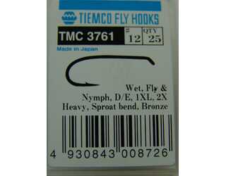 ANZUELO TIEMCO TMC-3761 Nº 12 Caja de 20 uds ANZUELO TIEMCO TMC-3761 Nº 12 Caja de 20 uds