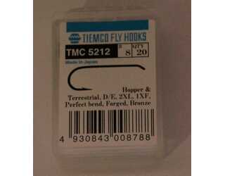 ANZUELO TIEMCO TMC-5212 Nº 8 Caja de 20 uds ANZUELO TIEMCO TMC-5212 Nº 8 Caja de 20 uds