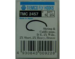 ANZUELO TIEMCO TMC-2457 Nº 6 Caja de 20 uds ANZUELO TIEMCO TMC-2457 Nº 6 Caja de 20 uds