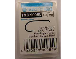 ANZUELO TIEMCO TMC-900BLC Nº 12 CAJA 20 uds  ANZUELO TIEMCO TMC-900BLC Nº 12 CAJA 20 uds