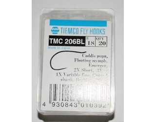 ANZUELO TIEMCO TMC-206BLC Nº 18 CAJA 20 uds  ANZUELO TIEMCO TMC-206BLC Nº 18 CAJA 20 uds
