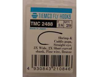 ANZUELO TIEMCO TMC-2488 Nº 18 Caja de 20 uds