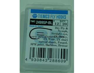 ANZUELO TIEMCO TMC-2499SPBLC Nº12 CAJA 20 UDS  ANZUELO TIEMCO TMC-2499SPBLC Nº12 CAJA 20 UDS