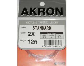BAJO LINEA MOSCA - TIPPET AKRON LEATHER 12FT 2X  BAJO LINEA MOSCA - TIPPET AKRON LEATHER 12FT 2X
