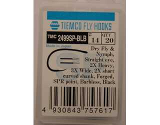 ANZUELO TIEMCO TMC 2499SPBL BLCK Nº14 CAJA20U  ANZUELO TIEMCO TMC 2499SPBL BLCK Nº14 CAJA20U